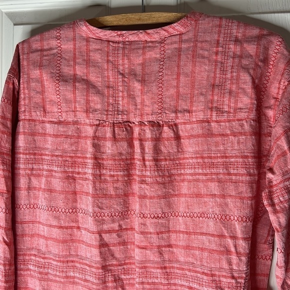 MOUNTAIN HARDWARE Palisade Long Sleeve Cotton/Linen Blend Top Size Medium - Picture 14 of 16